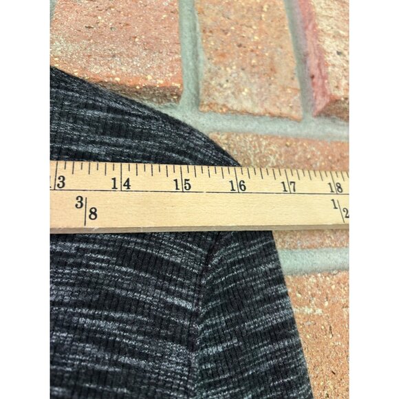 We The Free Stone Cold Split Back Turtleneck Tunic Top Gray Long Sleeve Lightwei - Picture 5 of 12